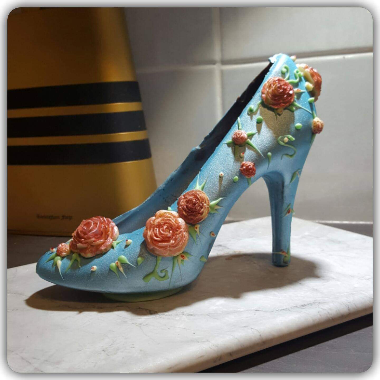 Louboutin and DKNY inspired Chocolate Shoe | Azra Chocolates